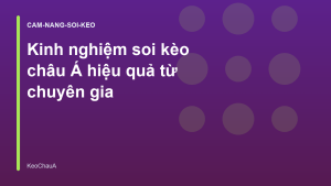 Read more about the article Kinh nghiệm soi kèo châu Á hiệu quả từ chuyên gia
