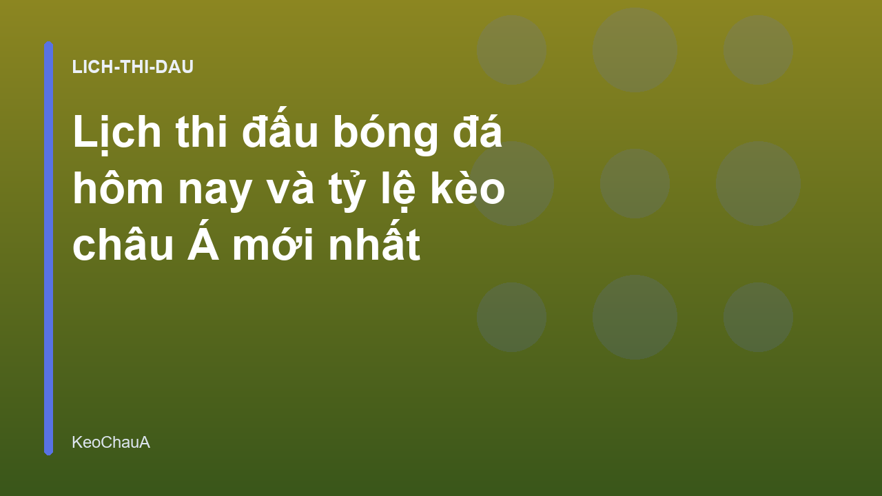 Read more about the article Lịch thi đấu bóng đá hôm nay và tỷ lệ kèo châu Á mới nhất
