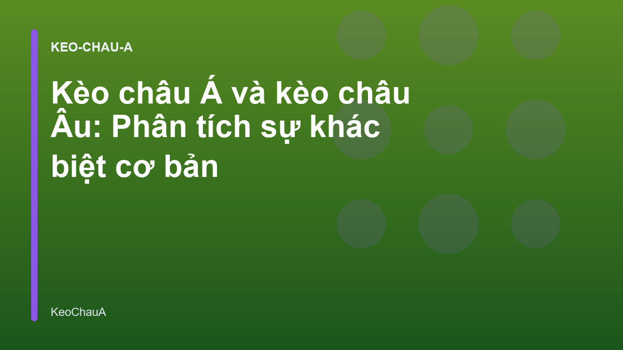 Read more about the article Kèo châu Á và kèo châu Âu: Phân tích sự khác biệt cơ bản
