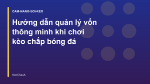 Read more about the article Hướng dẫn quản lý vốn thông minh khi chơi kèo chấp bóng đá